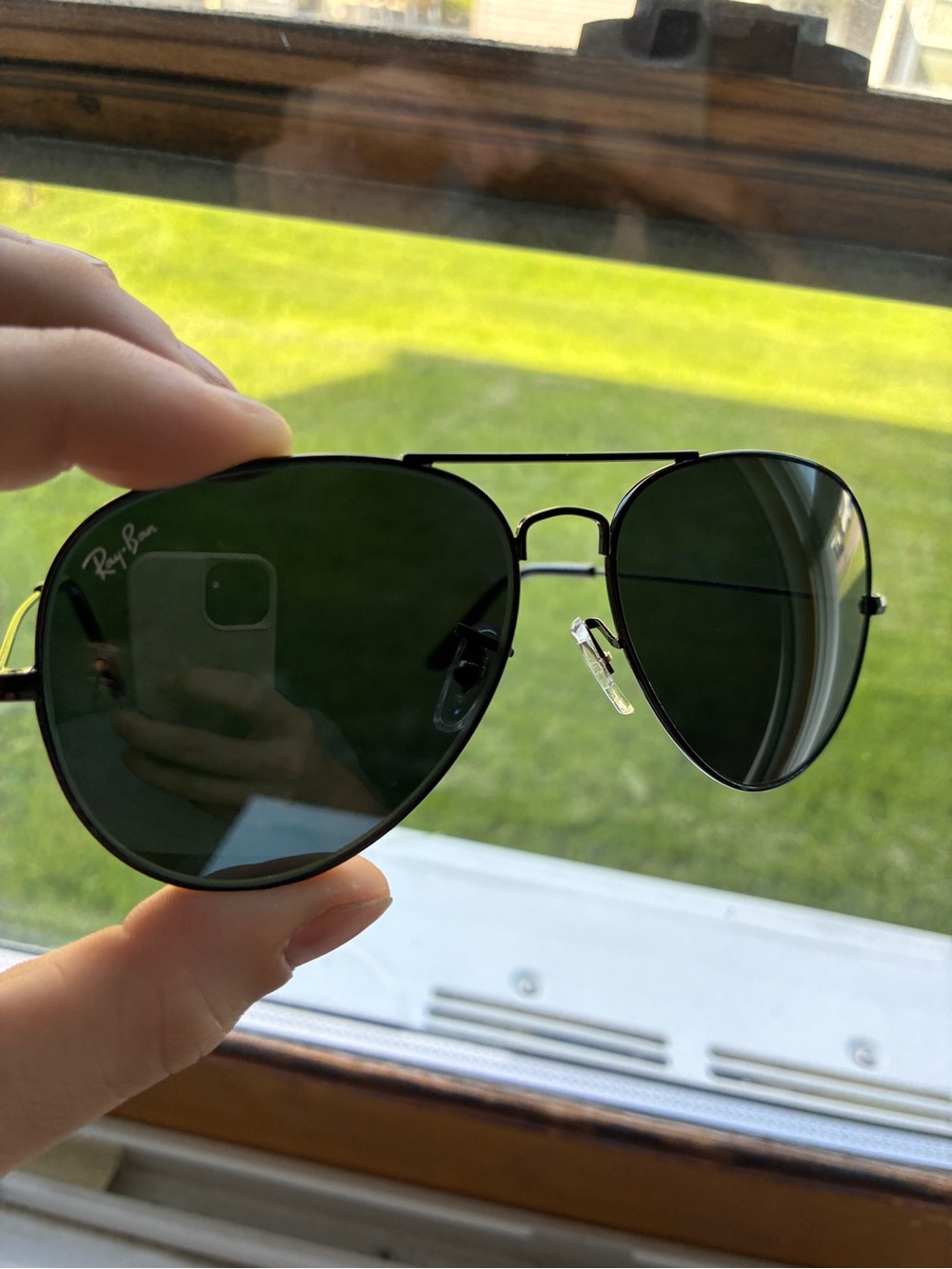 RayBan Aviator Black Sunglasses (Fast Shipping‼️)